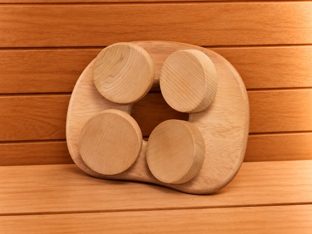 Adjustable Cedar Sauna Headrest