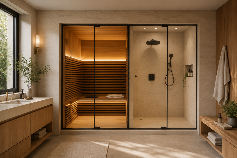 Aura — Integrated Sauna & Shower
