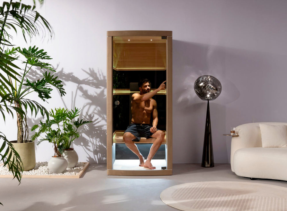 Honka 1000 - 1 Person Luxury Full Spectrum Infrared Sauna