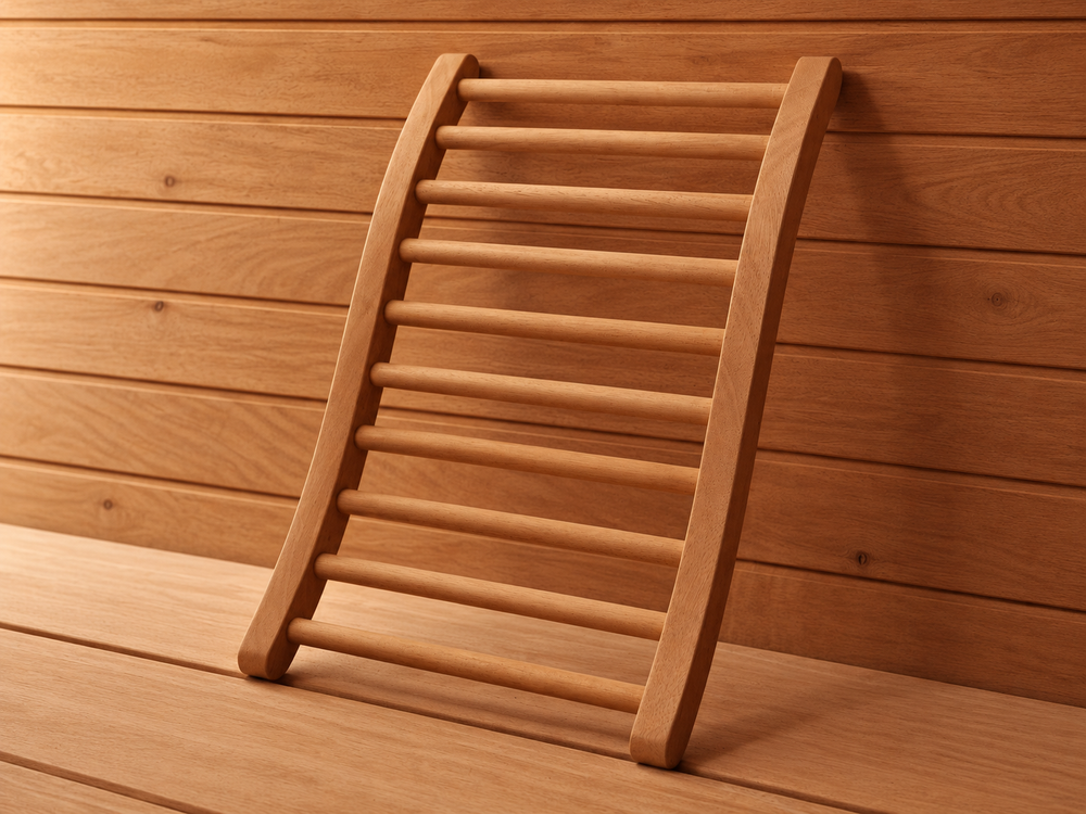 S-Shaped Sauna Backrest