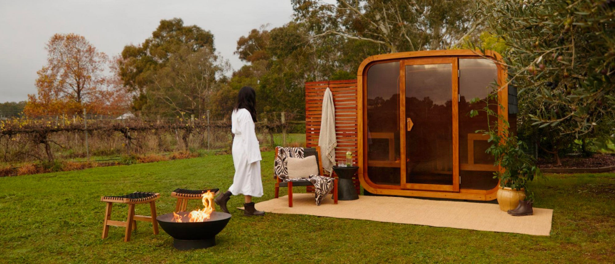 The Slow Season: Why We Took Our Saunas to the Vineyard