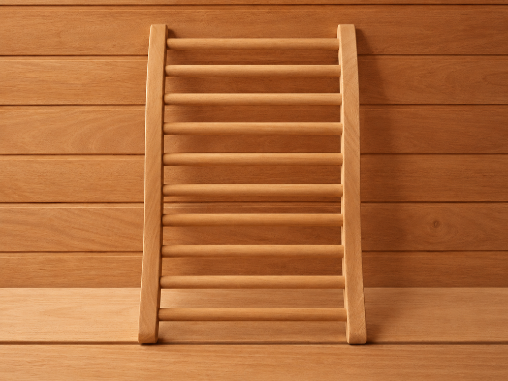 S-Shaped Sauna Backrest